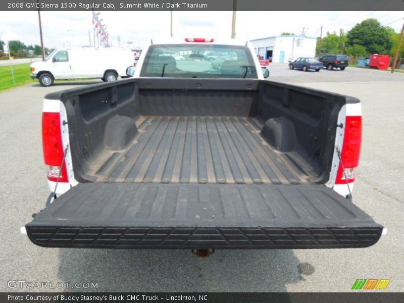 Summit White / Dark Titanium 2008 GMC Sierra 1500 Regular Cab