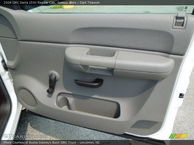 Summit White / Dark Titanium 2008 GMC Sierra 1500 Regular Cab