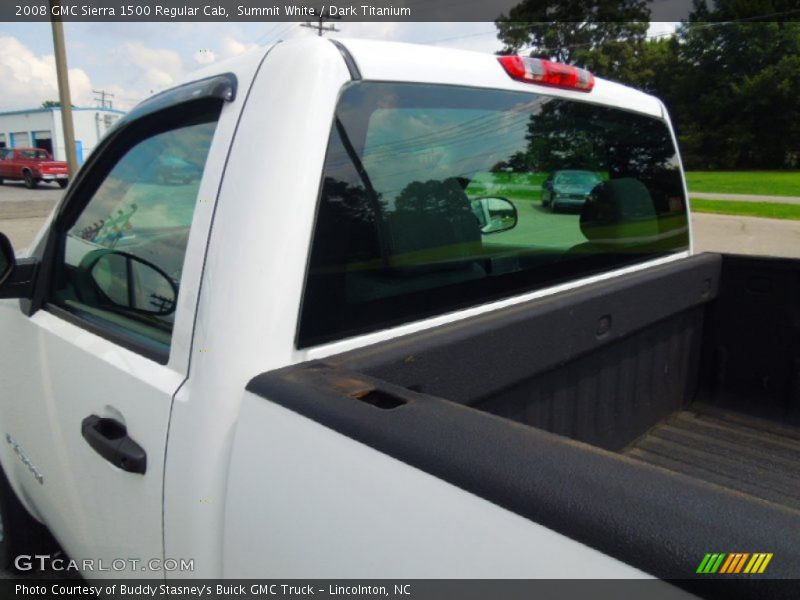 Summit White / Dark Titanium 2008 GMC Sierra 1500 Regular Cab