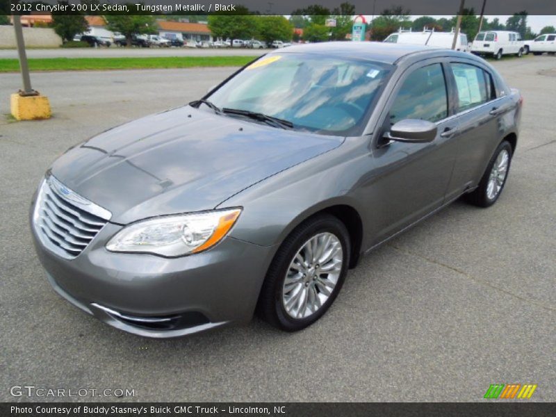 Tungsten Metallic / Black 2012 Chrysler 200 LX Sedan