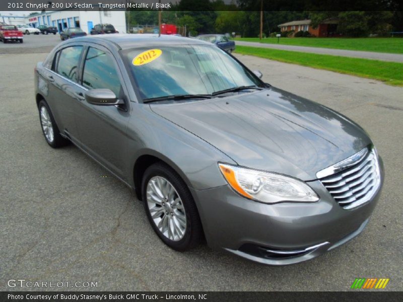 Tungsten Metallic / Black 2012 Chrysler 200 LX Sedan
