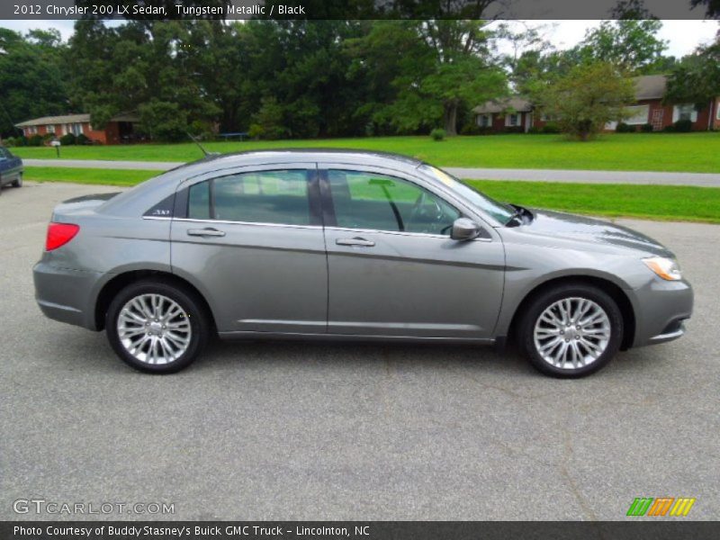 Tungsten Metallic / Black 2012 Chrysler 200 LX Sedan