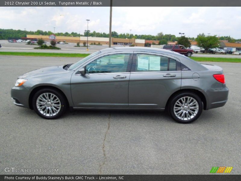Tungsten Metallic / Black 2012 Chrysler 200 LX Sedan
