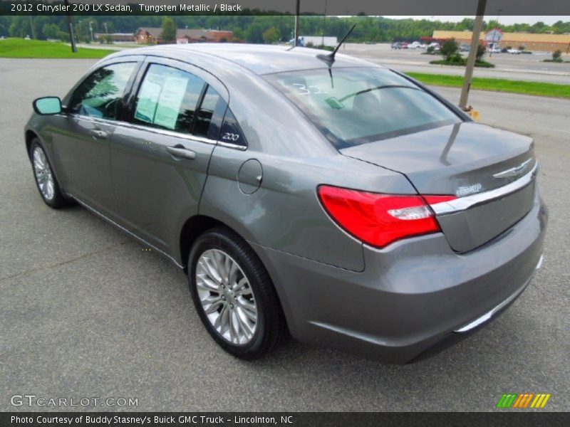 Tungsten Metallic / Black 2012 Chrysler 200 LX Sedan