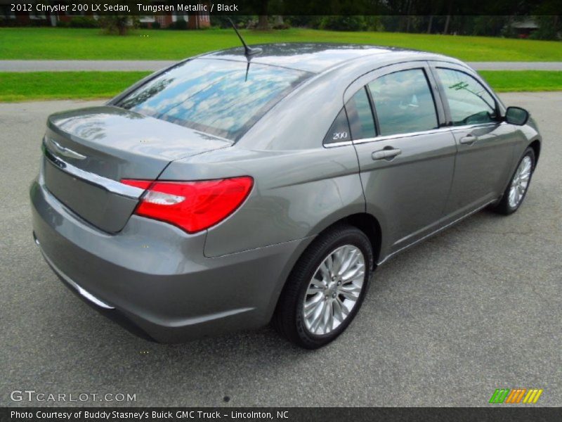 Tungsten Metallic / Black 2012 Chrysler 200 LX Sedan