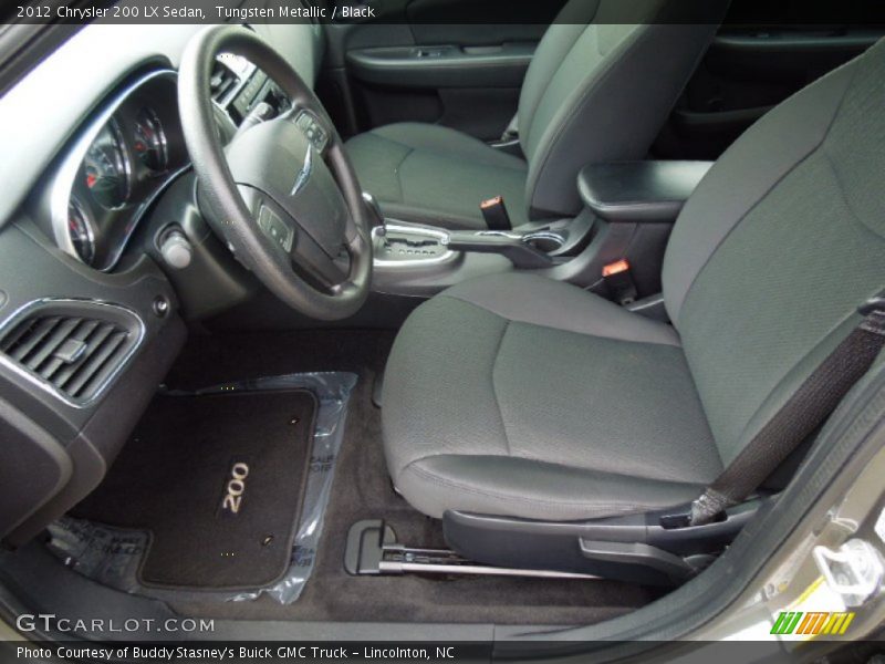 Tungsten Metallic / Black 2012 Chrysler 200 LX Sedan