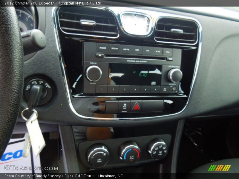 Tungsten Metallic / Black 2012 Chrysler 200 LX Sedan