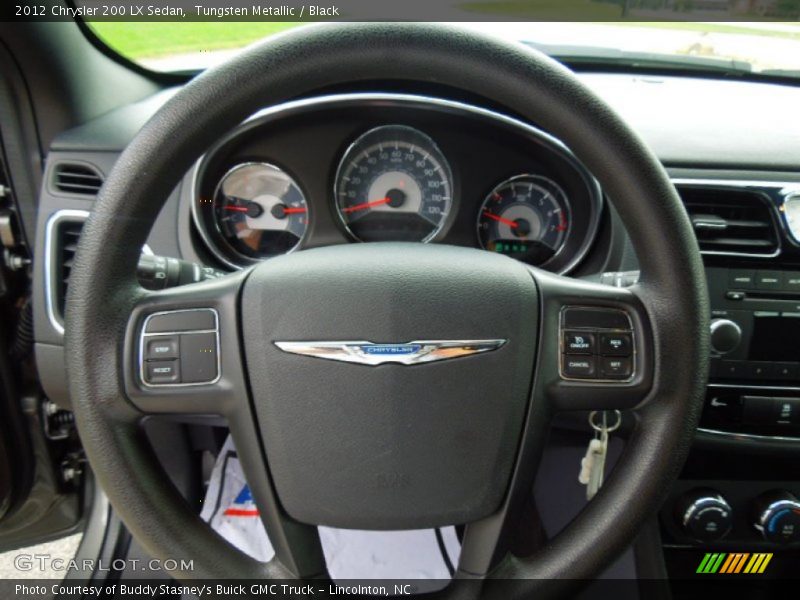 Tungsten Metallic / Black 2012 Chrysler 200 LX Sedan