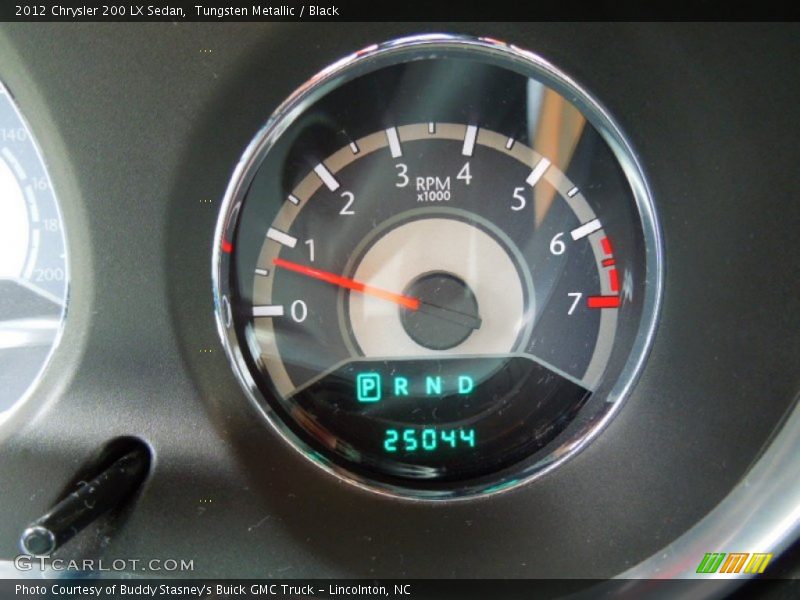 Tungsten Metallic / Black 2012 Chrysler 200 LX Sedan