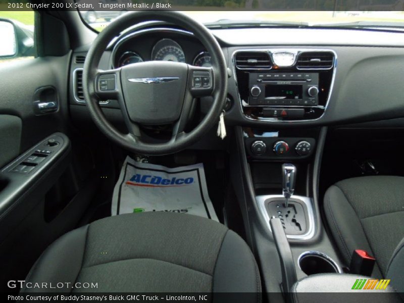 Tungsten Metallic / Black 2012 Chrysler 200 LX Sedan