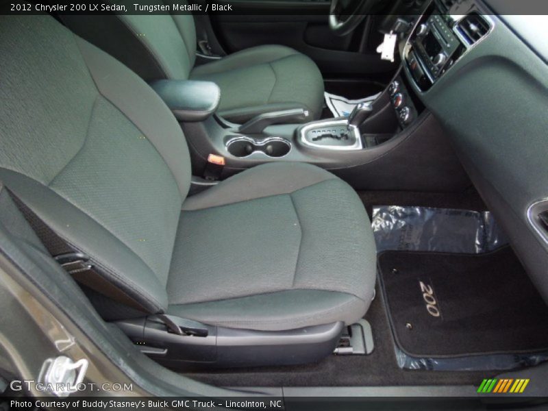 Tungsten Metallic / Black 2012 Chrysler 200 LX Sedan
