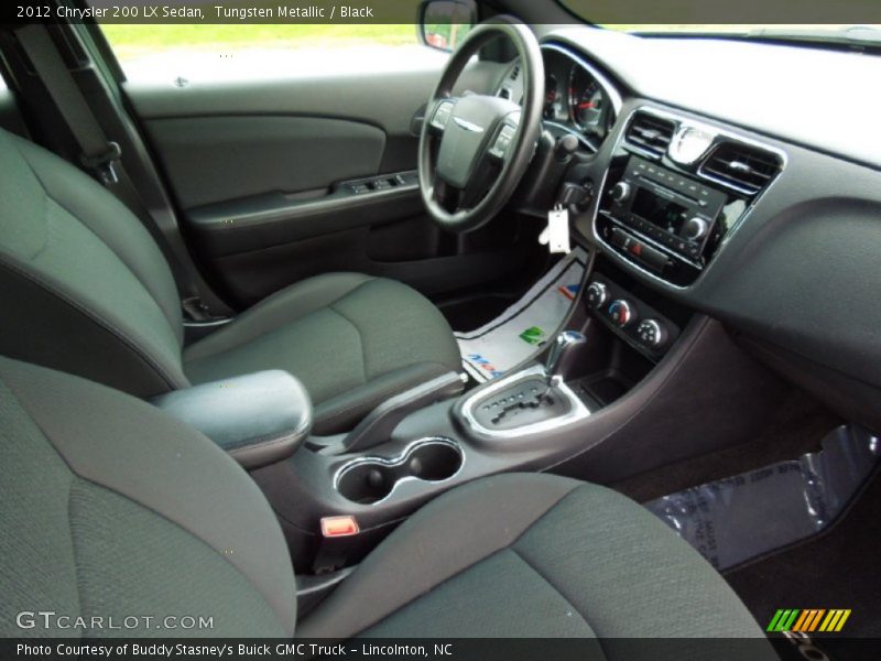 Tungsten Metallic / Black 2012 Chrysler 200 LX Sedan