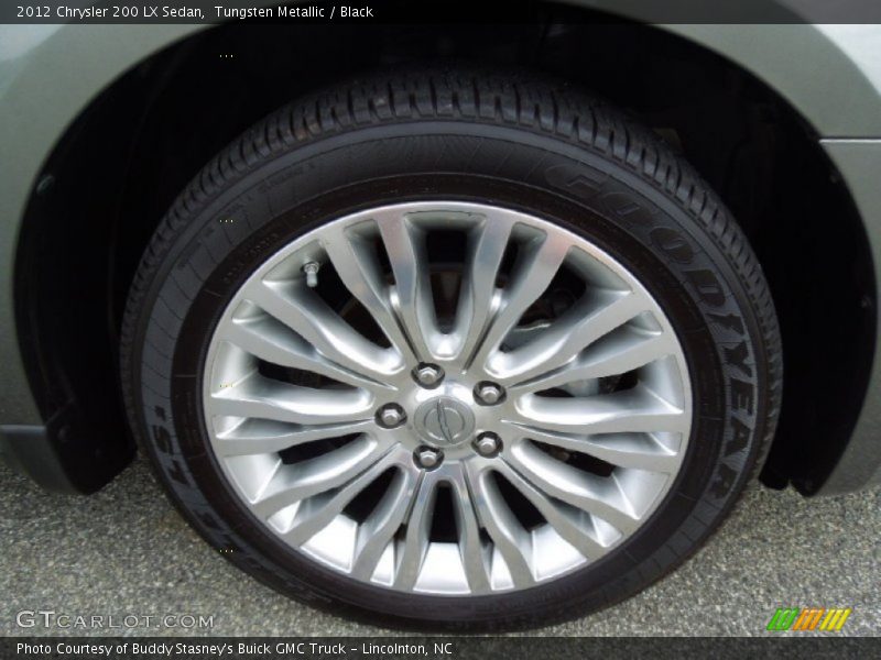 Tungsten Metallic / Black 2012 Chrysler 200 LX Sedan