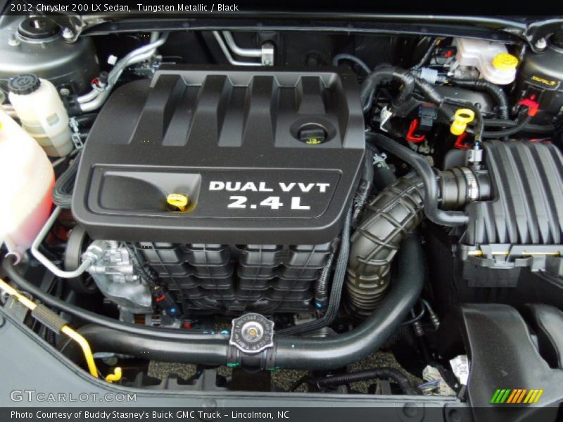 Tungsten Metallic / Black 2012 Chrysler 200 LX Sedan