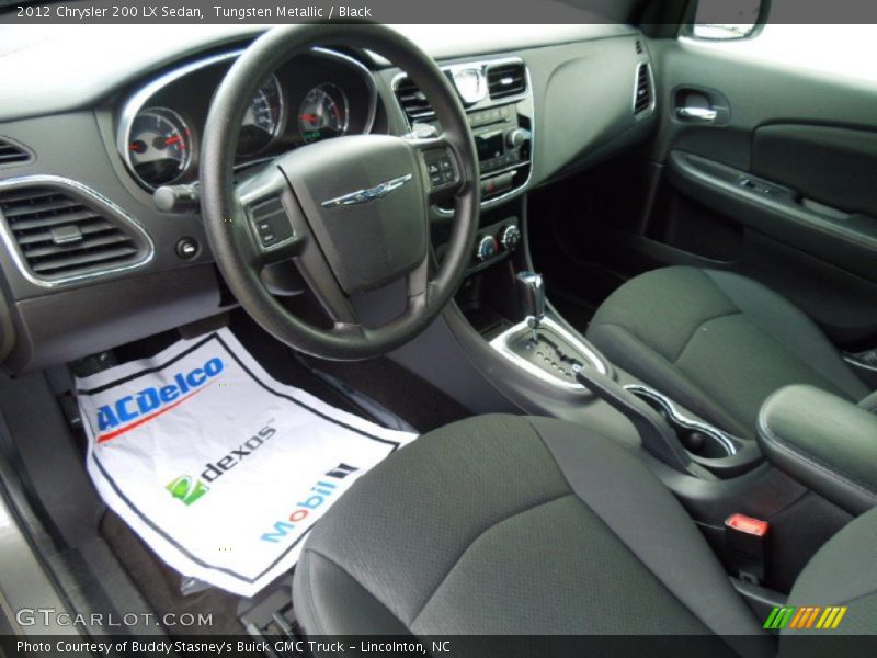 Tungsten Metallic / Black 2012 Chrysler 200 LX Sedan