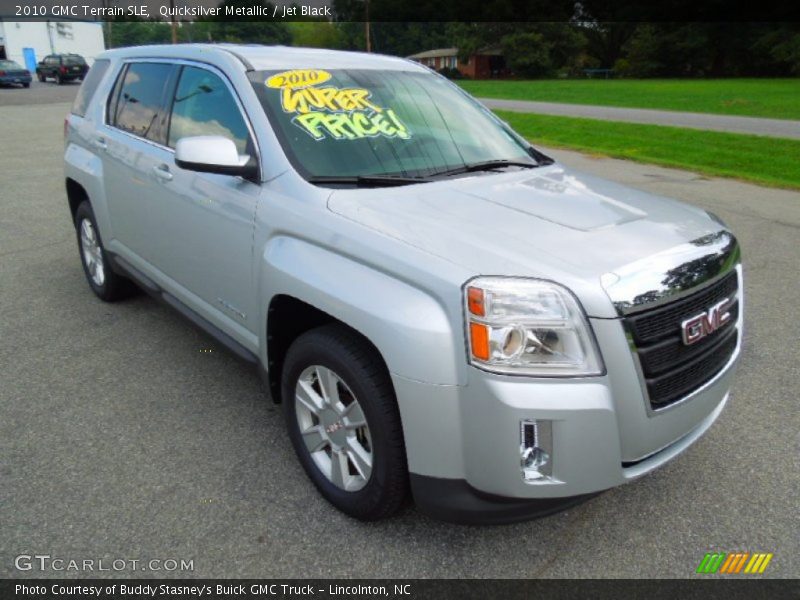 Quicksilver Metallic / Jet Black 2010 GMC Terrain SLE