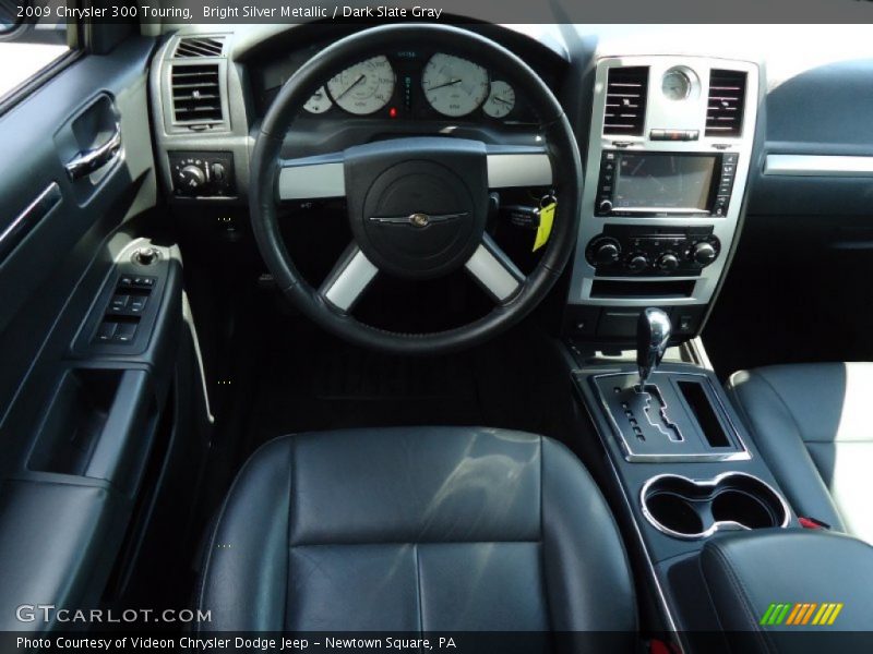 Bright Silver Metallic / Dark Slate Gray 2009 Chrysler 300 Touring
