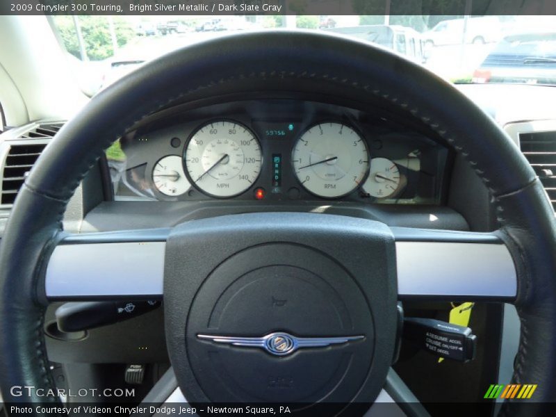 Bright Silver Metallic / Dark Slate Gray 2009 Chrysler 300 Touring