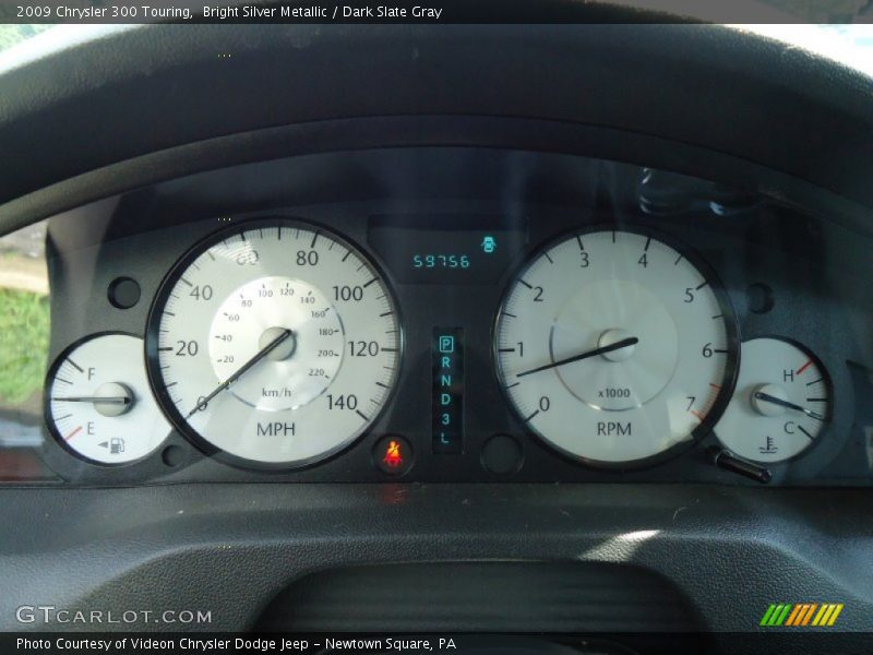 Bright Silver Metallic / Dark Slate Gray 2009 Chrysler 300 Touring