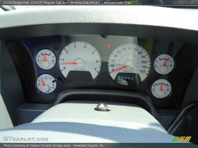 Mineral Gray Metallic / Medium Slate Gray 2008 Dodge Ram 1500 ST Regular Cab 4x4