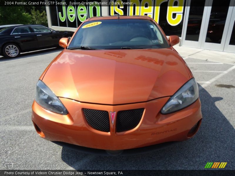 Fusion Orange Metallic / Dark Pewter 2004 Pontiac Grand Prix GTP Sedan