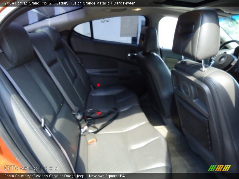 Fusion Orange Metallic / Dark Pewter 2004 Pontiac Grand Prix GTP Sedan