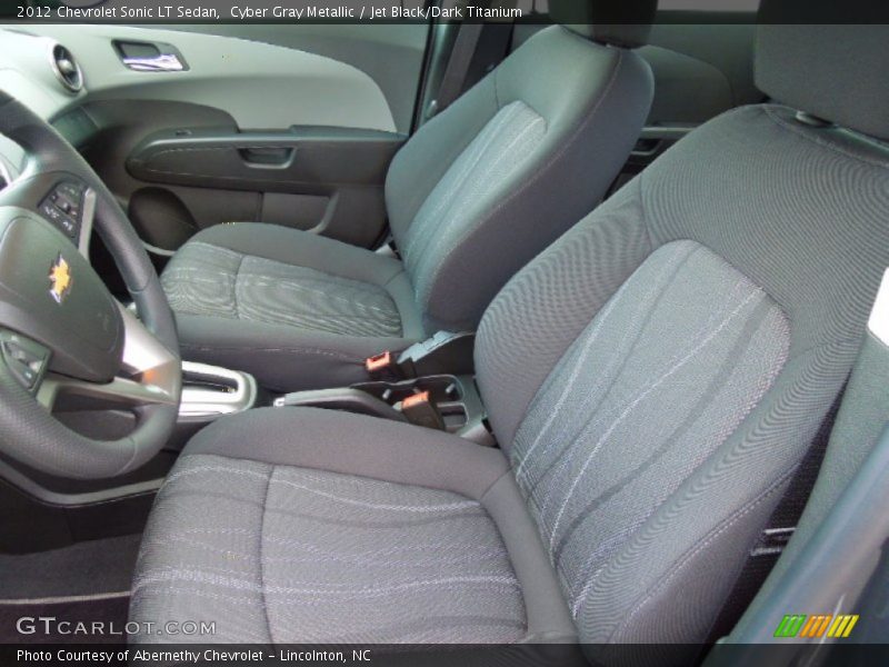 Front Seat of 2012 Sonic LT Sedan