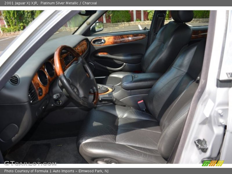 Platinum Silver Metallic / Charcoal 2001 Jaguar XJ XJR