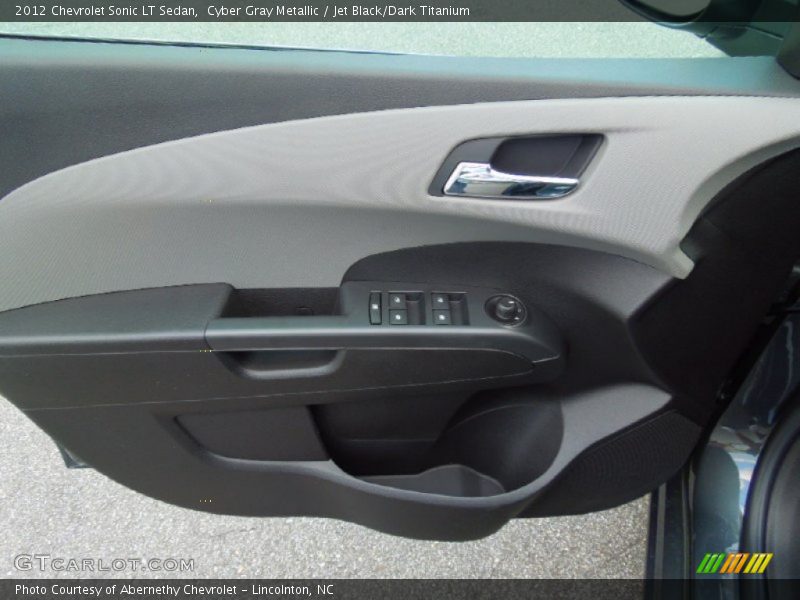 Cyber Gray Metallic / Jet Black/Dark Titanium 2012 Chevrolet Sonic LT Sedan