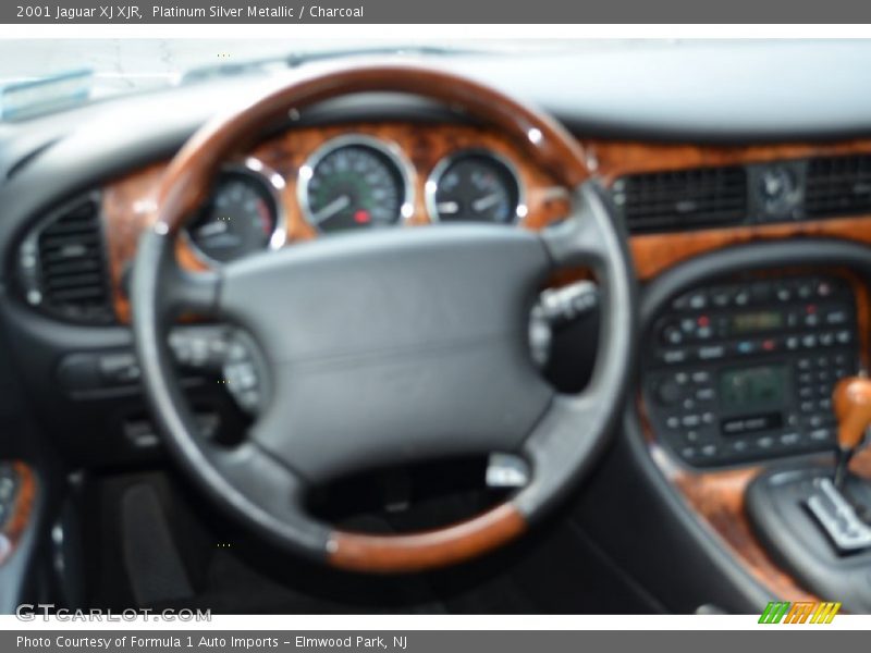 Platinum Silver Metallic / Charcoal 2001 Jaguar XJ XJR