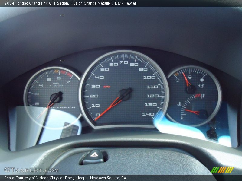  2004 Grand Prix GTP Sedan GTP Sedan Gauges
