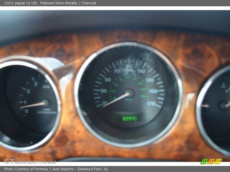 Platinum Silver Metallic / Charcoal 2001 Jaguar XJ XJR