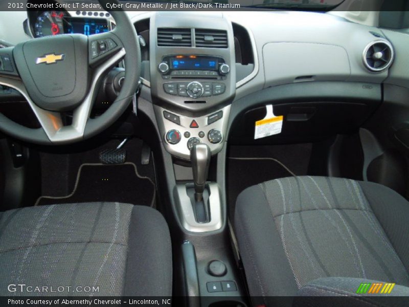 Cyber Gray Metallic / Jet Black/Dark Titanium 2012 Chevrolet Sonic LT Sedan