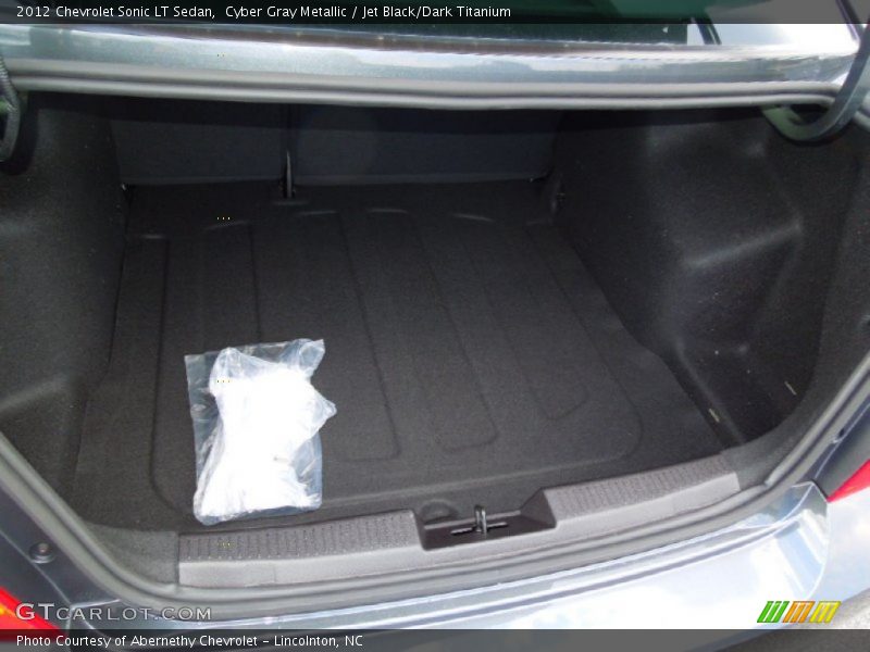  2012 Sonic LT Sedan Trunk