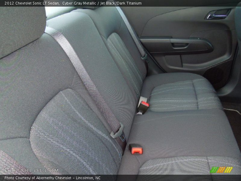 Cyber Gray Metallic / Jet Black/Dark Titanium 2012 Chevrolet Sonic LT Sedan