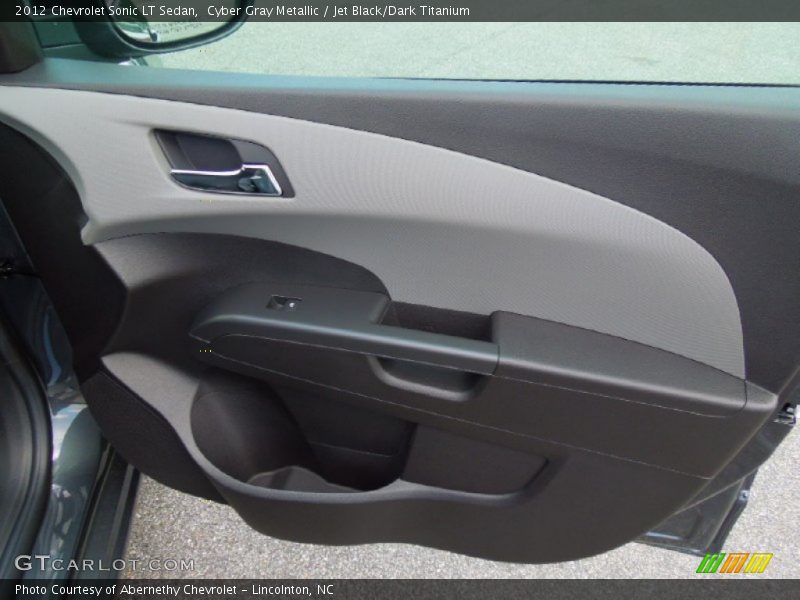 Cyber Gray Metallic / Jet Black/Dark Titanium 2012 Chevrolet Sonic LT Sedan