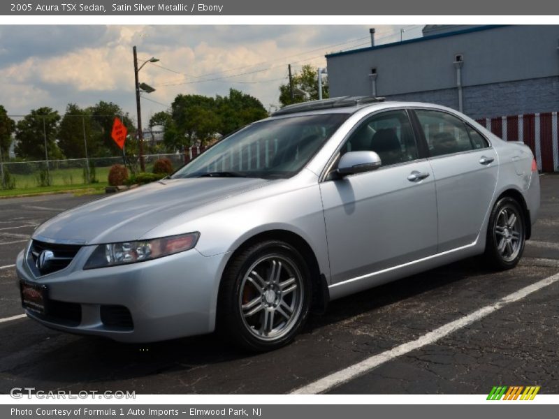 Satin Silver Metallic / Ebony 2005 Acura TSX Sedan