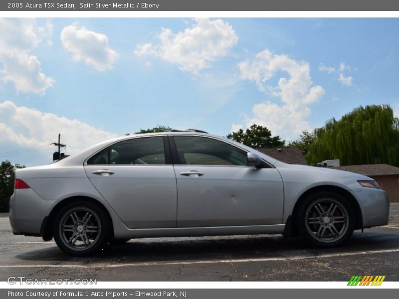 Satin Silver Metallic / Ebony 2005 Acura TSX Sedan
