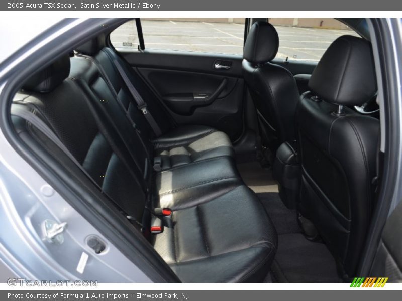 Rear Seat of 2005 TSX Sedan