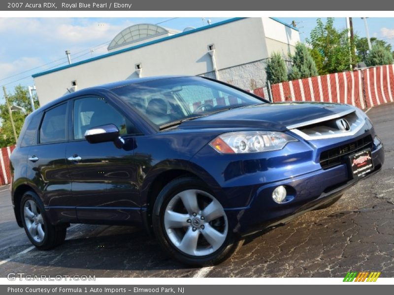 Royal Blue Pearl / Ebony 2007 Acura RDX