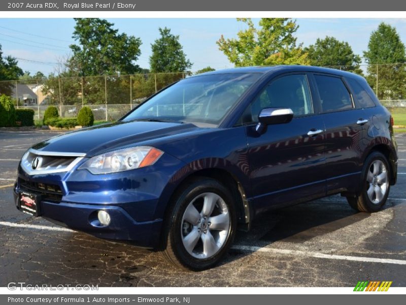 Royal Blue Pearl / Ebony 2007 Acura RDX