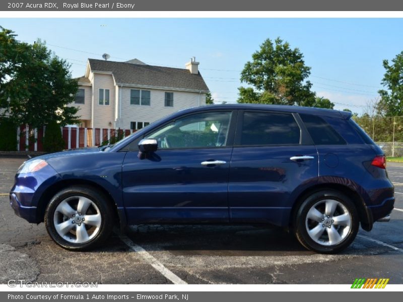 Royal Blue Pearl / Ebony 2007 Acura RDX