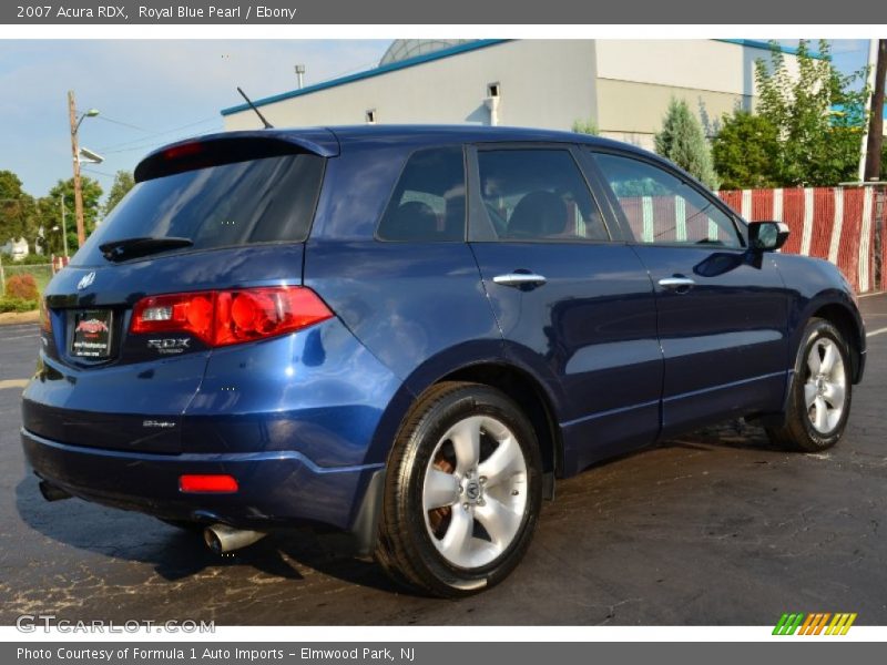 Royal Blue Pearl / Ebony 2007 Acura RDX