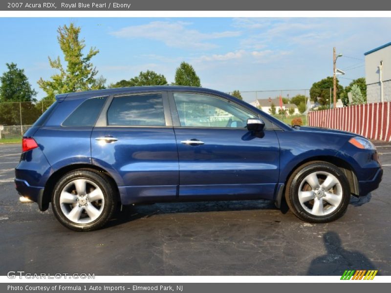 Royal Blue Pearl / Ebony 2007 Acura RDX