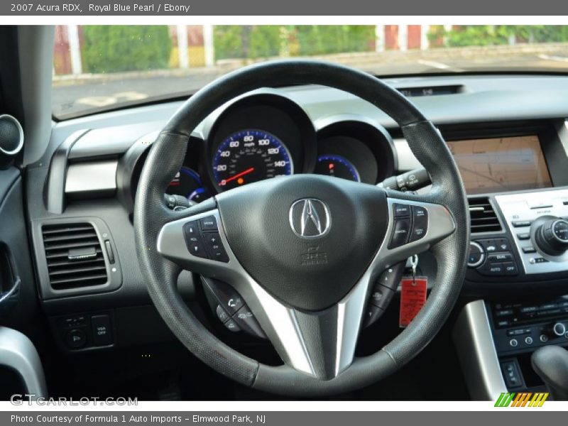 Royal Blue Pearl / Ebony 2007 Acura RDX