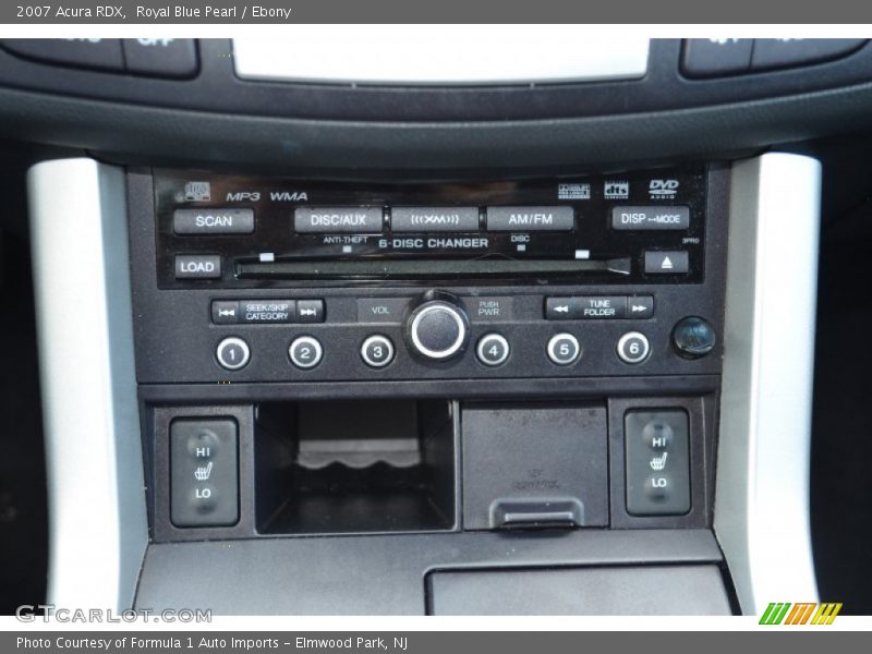 Royal Blue Pearl / Ebony 2007 Acura RDX