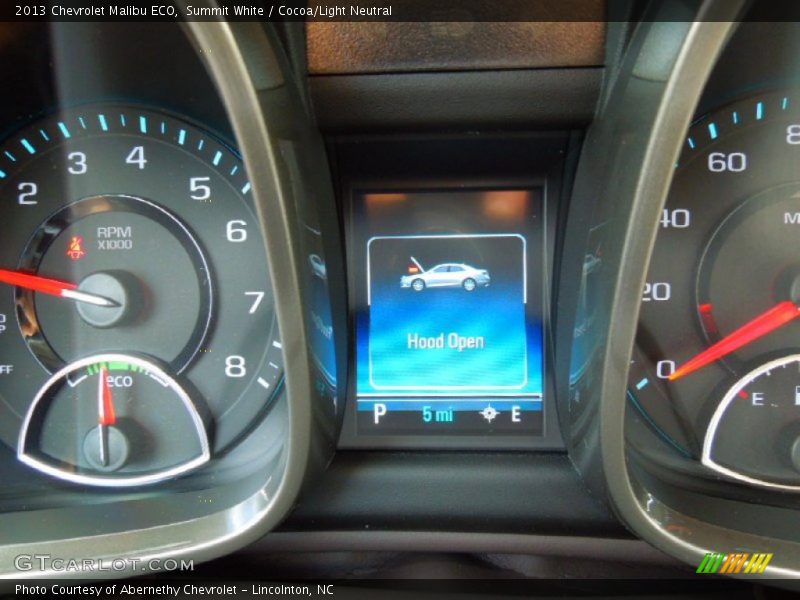 Summit White / Cocoa/Light Neutral 2013 Chevrolet Malibu ECO