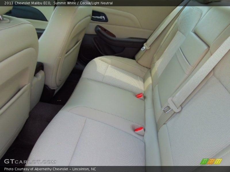 Summit White / Cocoa/Light Neutral 2013 Chevrolet Malibu ECO