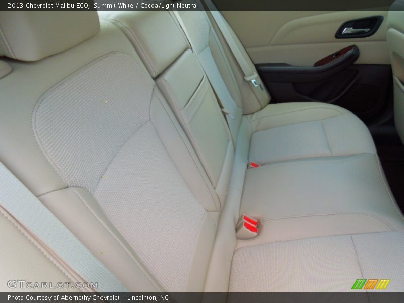 Summit White / Cocoa/Light Neutral 2013 Chevrolet Malibu ECO