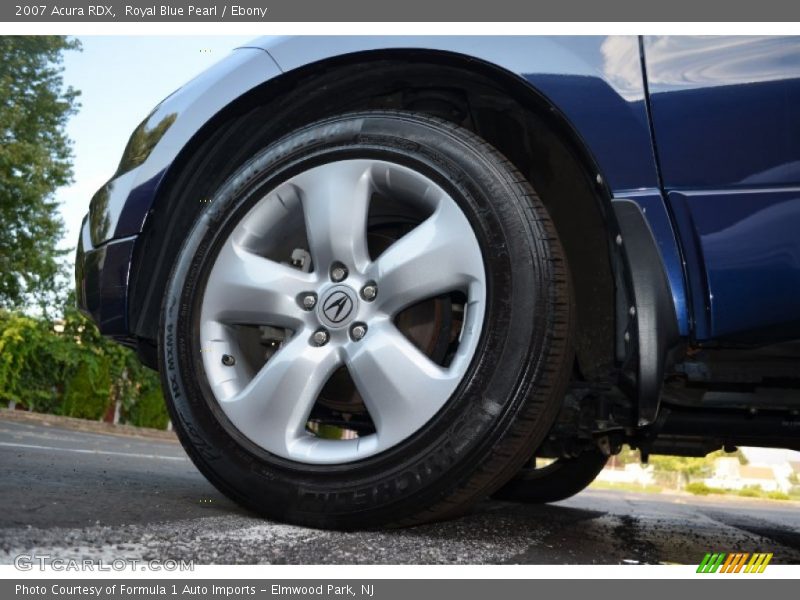 Royal Blue Pearl / Ebony 2007 Acura RDX